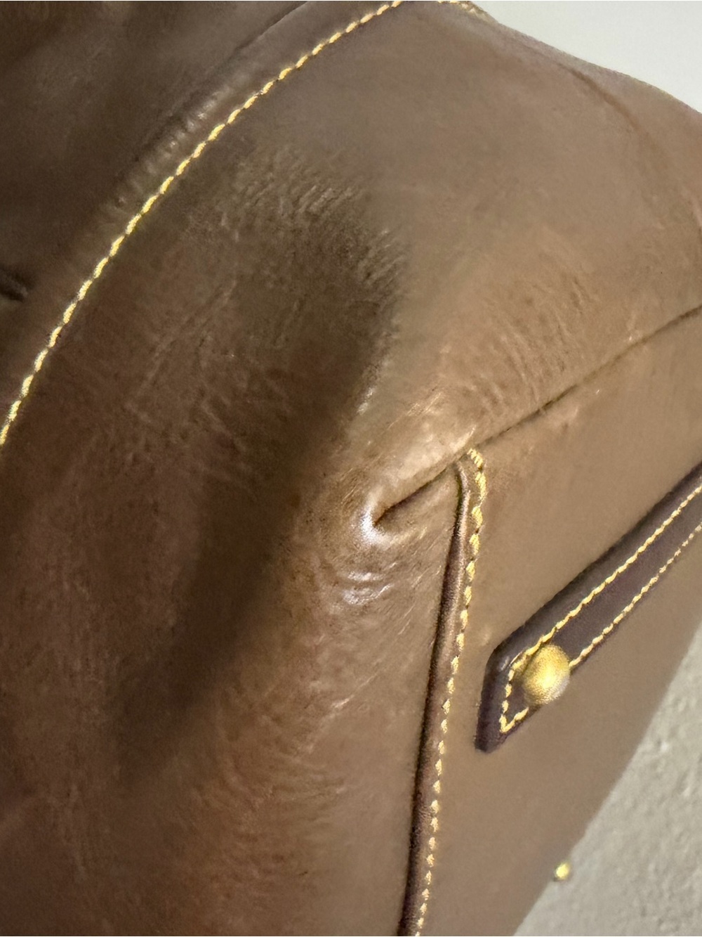Dooney & Bourke Florentine Buckley Brown Leather Drawstring Satchel with Tassels - Picture 11 of 16